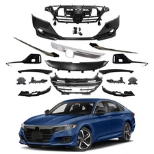 For 2021-2022 Honda Accord Sedan Front Bumper Cover Complete Set Expt Headlamp