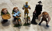 Lot 8 PVC Figures Disney Hunchback Of Notre Dame Quasimodo Bird Catcher Frollo