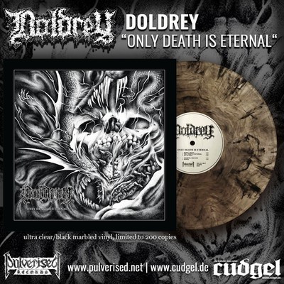 DOLDREY - only death is eternal MLP clear black marbled