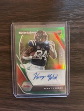 2021 Panini Prizm Draft Picks Kenny Yeboah Auto RC Green #DPA-KYE
