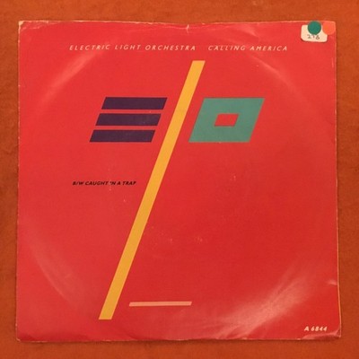 Electric Light Orchestra- Calling America- Caught In A Trap- Epic 7  1986