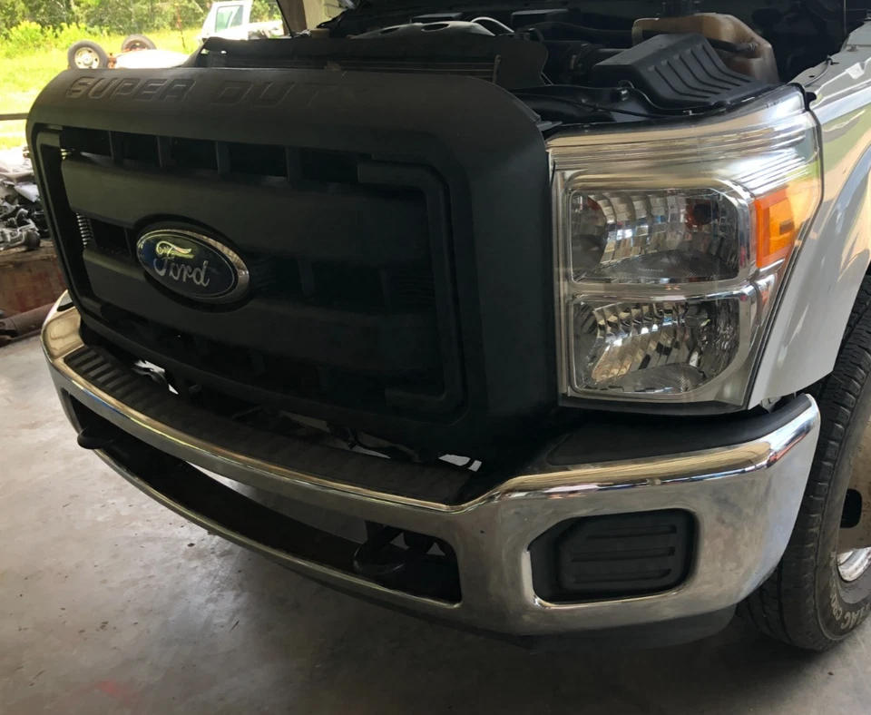 Grelha grelha 2011-2016 Ford F250 F350 Super Duty radiador superior dianteiro fabricante de equipamento original - Imagem 4 de 4