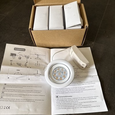 LED 7W Rund Verstellbar Neigbar Winkel Decken Einbaustrahler Warmweiß 300K 