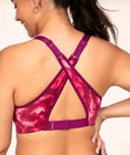 Adore Me 36D Maroon And Red Sports Bra — photo 2