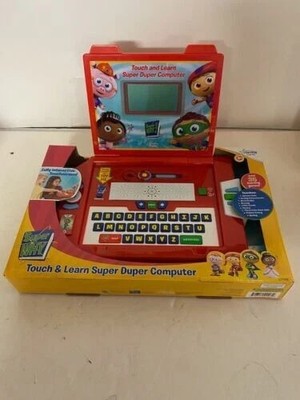 Super Why Touch & Learn Super Duper Laptop Learning Curve PBS Kids Rare New