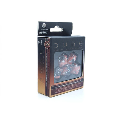 Dune: Adventures in the Imperium RPG - House Harkonnen Dice Set - Neu & Sealed