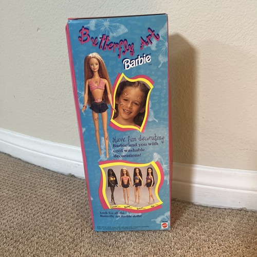 POUPÉE BARBIE BUTTERFLY Art / Tatouage - Mattel doll EUR 30,00 - FR