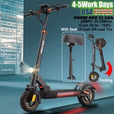 iENYRID Off Road Tire Folding Electric Scooter With Seat 800W For Adults scooter