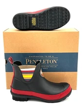 Pendleton Zion National Park Women's Chelsea Rain Boots Black PRICE DROP!