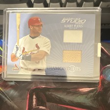 Donruss Studio Diamond Cuts Albert Pujols Game-Worn Serial #DC-15 /50 (2005)