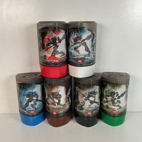 Bionicle Rahkshi Set of 6: 8587 8588 8589 8590 8591 8592 Canisters & Manuals