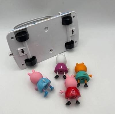 Police Officer Panda's Police-car, 4 Peppa Pig Friends (1.8”, Rare