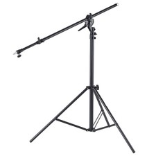 Air Cushioned Aluminum Light Stand, Max Height 12.8 ft/390 cm, Adjustable Photog