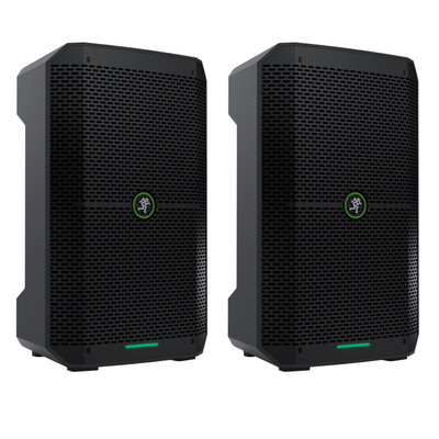 2x Mackie Thump GO 8'' 200 Watt Battery-Powered Speaker Active Monitor w/BT Pair