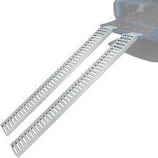 Pair of 1000 lb Capacity Loading Ramps,Steel Loading Ramps for ATV Bike Mower