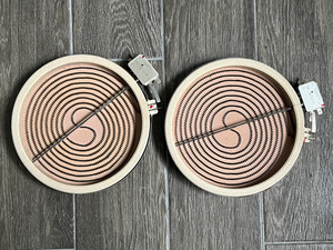 2x GE Hotpoint Range Stove 8" Radiant Elements WB30T10132 191D4164P004 TESTED #3