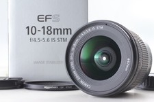 Near MINT in BOX Canon EF-S 10-18mm f/4.5-5.6 IS STM Zoom Lens From JAPAN