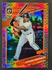 2021 Panini Donruss Optic Photon Prizm Refractor #199 Anthony Santander Orioles