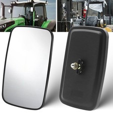 2 PCS Forklift Mirror Universal Tractor Mirrors Wide Angle Rearview Truck