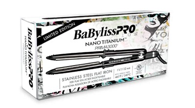 Buy BaBylissPRO Nano Titanium Prima 3000 Flat Iron Black