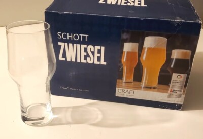 Schott Zwiesel Craft Wheat IPA Beer Crystal Bar Glasses Germany 18.4oz - 7'' Tall