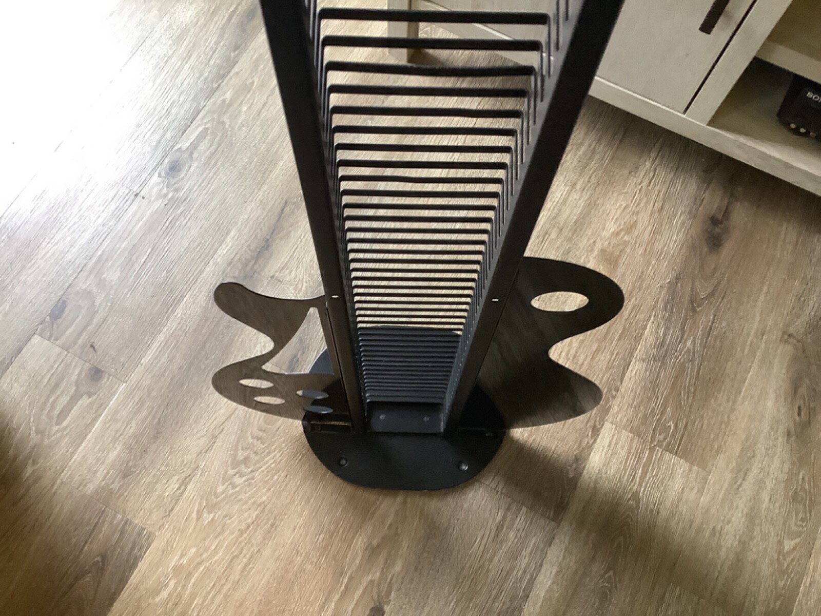 Vintage Les Paul Shaped Black Guitar CD Holder Rack 50" eBay