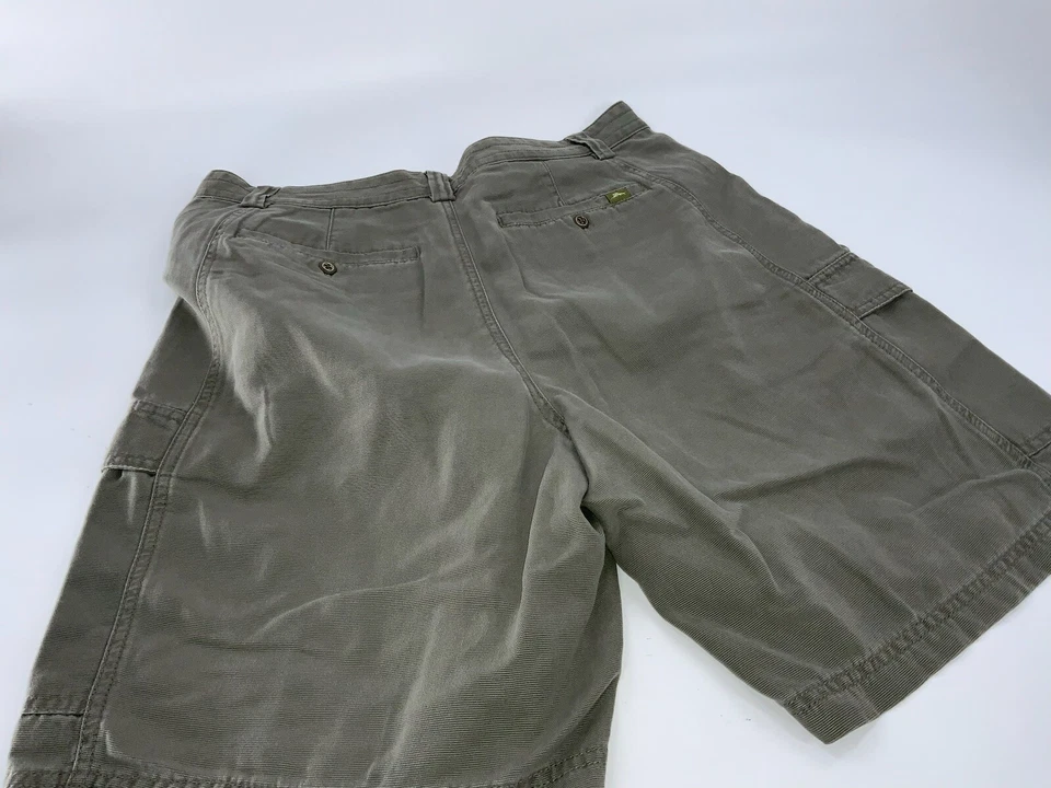 Tommy Bahama Pantalones Cortos Relax Talla 35 33 Verde Ejército Lino Algodón Plano YGI E2-445 Foto 4 de 4