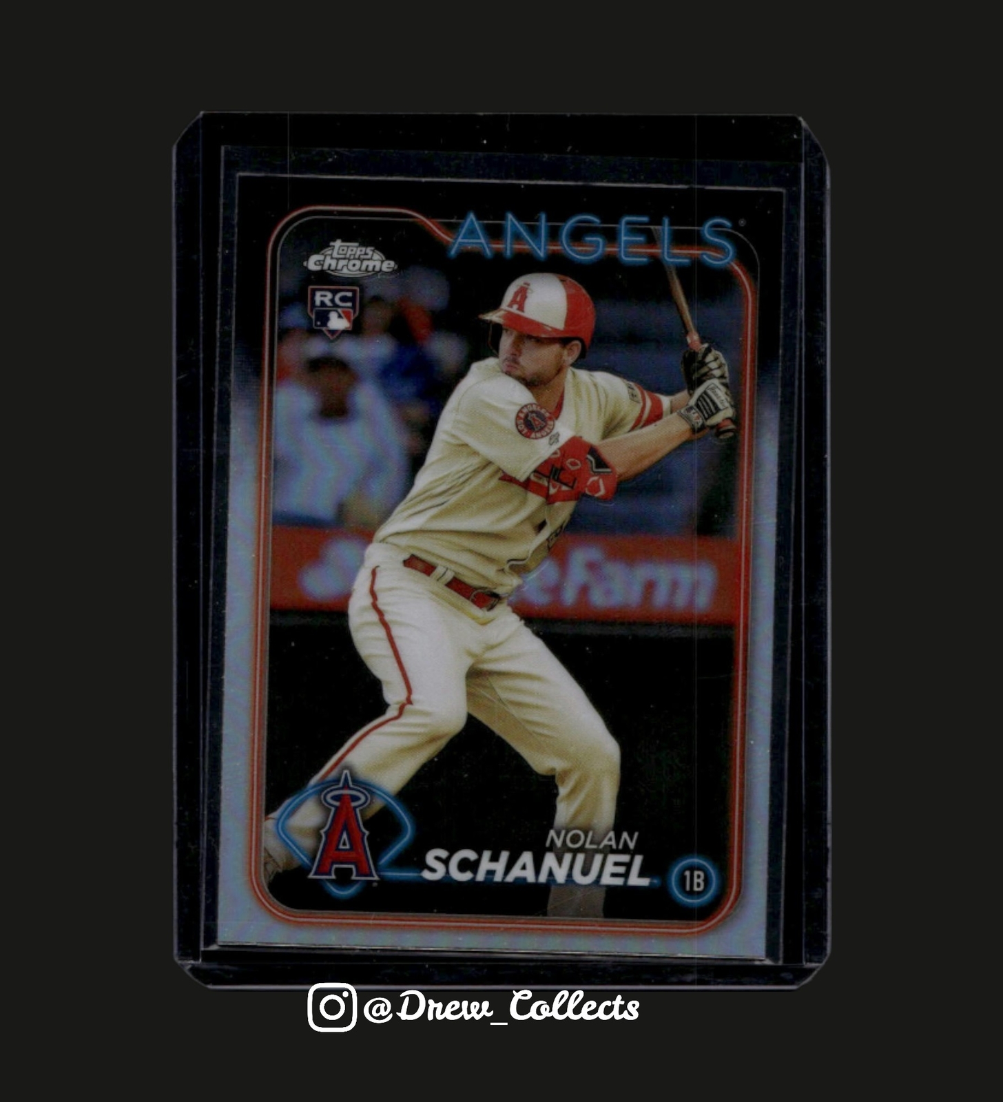 2024 Topps Chrome #274 Nolan Schanuel Los Angeles Angels Refractor