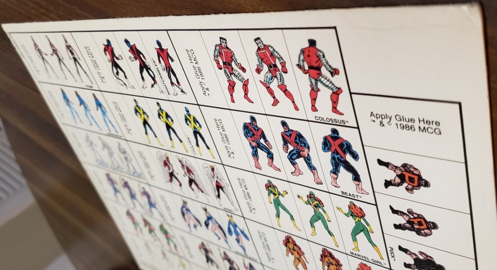 Marvel Super Heroes Advanced Set RPG TSR 1986 40 Character Stand-Up ...