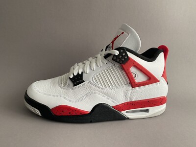 NEU Nike Air Jordan 4 Retro Red Cement Gr. 44,5 US 10,5