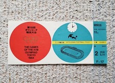 Tokyo Olympic 11/Oct/1964 Soccer Stub Ticket (Mitsuzawa Football Field)