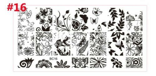New 2025 Nail Art Stamp Template Plate Image Stamping Manicure Stencil Design - Picture 54 of 55