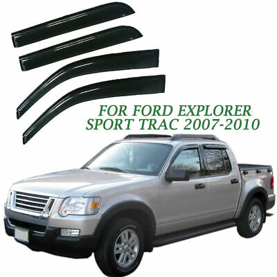 4x Protector De Lluvia Visera De Ventana Deflector De Ventilacion Para El 07 10 Ford Explorer Sport Trac Ebay