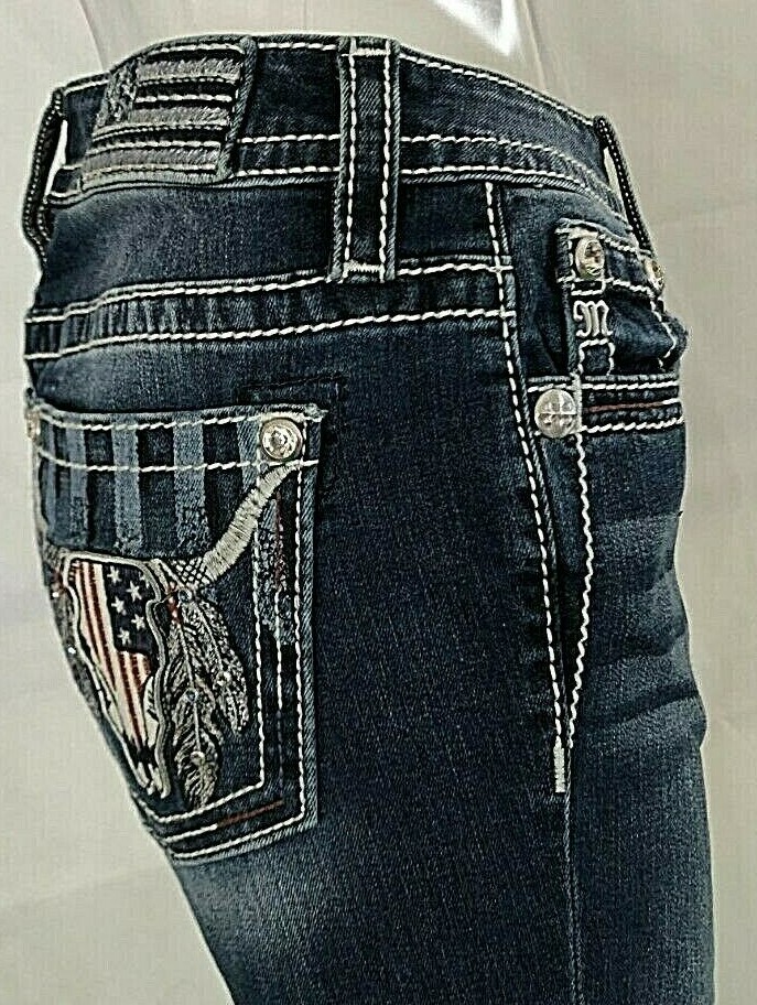 NEW MISS ME JEANS W/ TAGS M3747B BOOT 