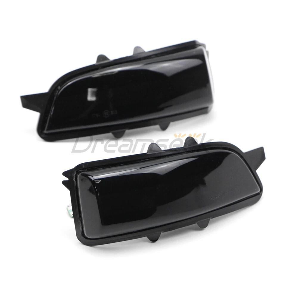 Espejo retrovisor lateral LED de humo luz de señal de giro dinámica para Volvo S80 S40 C30 C70 Foto 3 de 4