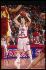 Guard Chris Herren Fresno State Bulldogs looks to pass the ball th- Old Photo