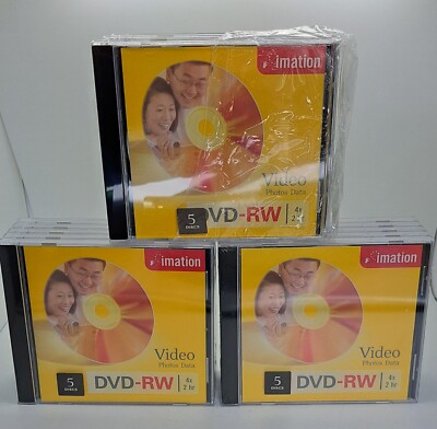 Konvolut Imation DVD-RW 4,7 GB 4x Speed 14 Discs
