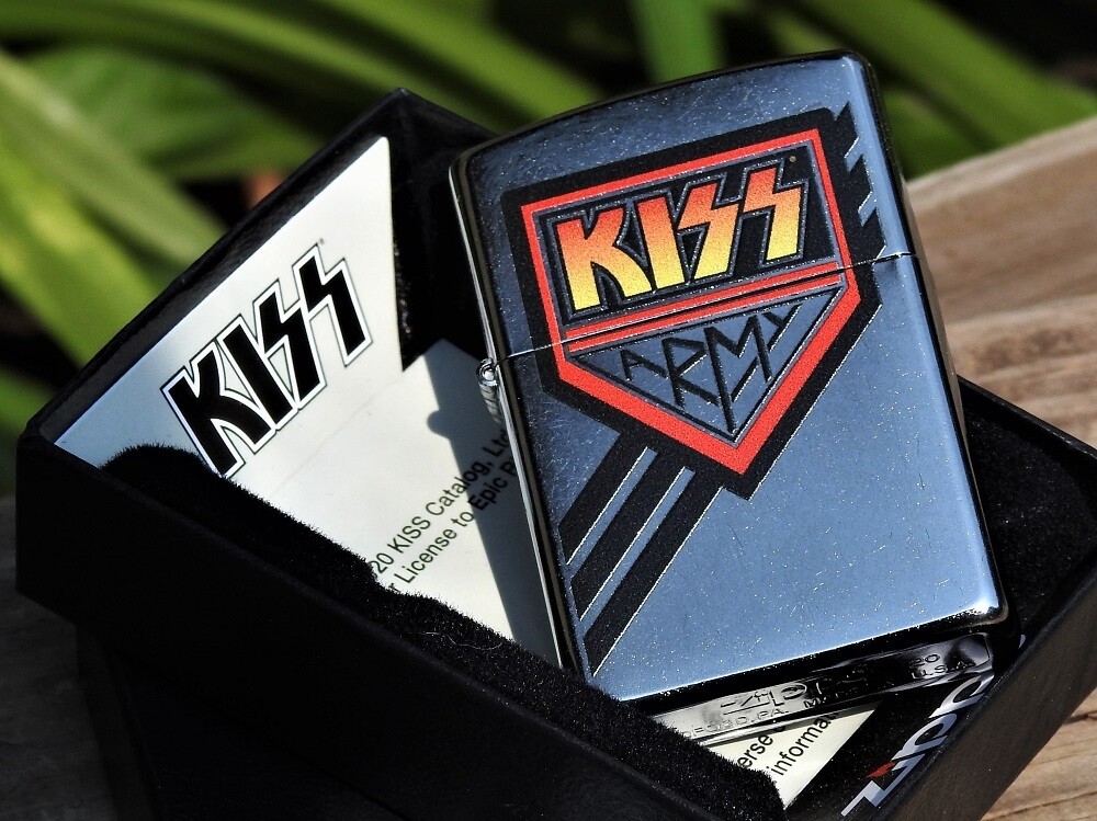 KISS Army Zippo Lighter - Paul Stanley - Gene Simmons - Ace