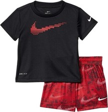 Nike Boy's Dri-FIT Dominate Graphic T-Shirt and Shorts Two-Piece Set 