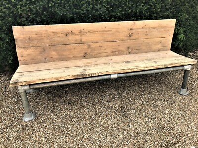 Outdoor Garden Bench Sofa Scaffold Board Reclaimed
