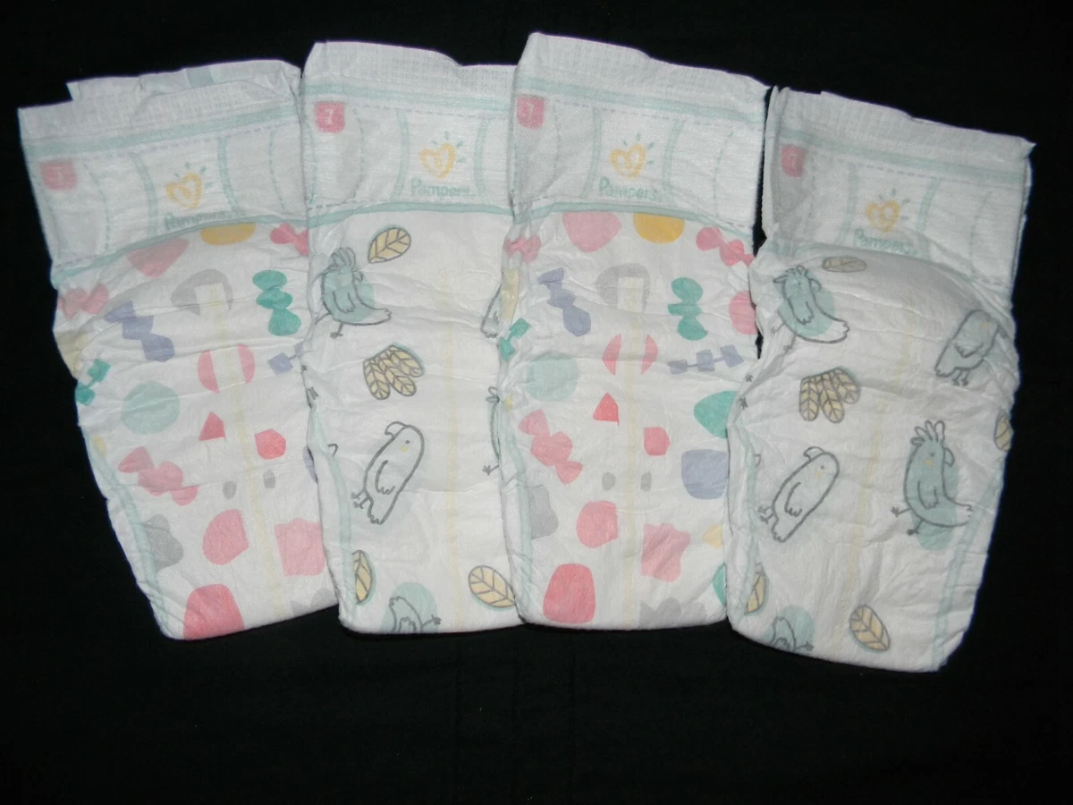 Wearing Pampers Cruisers Size 7