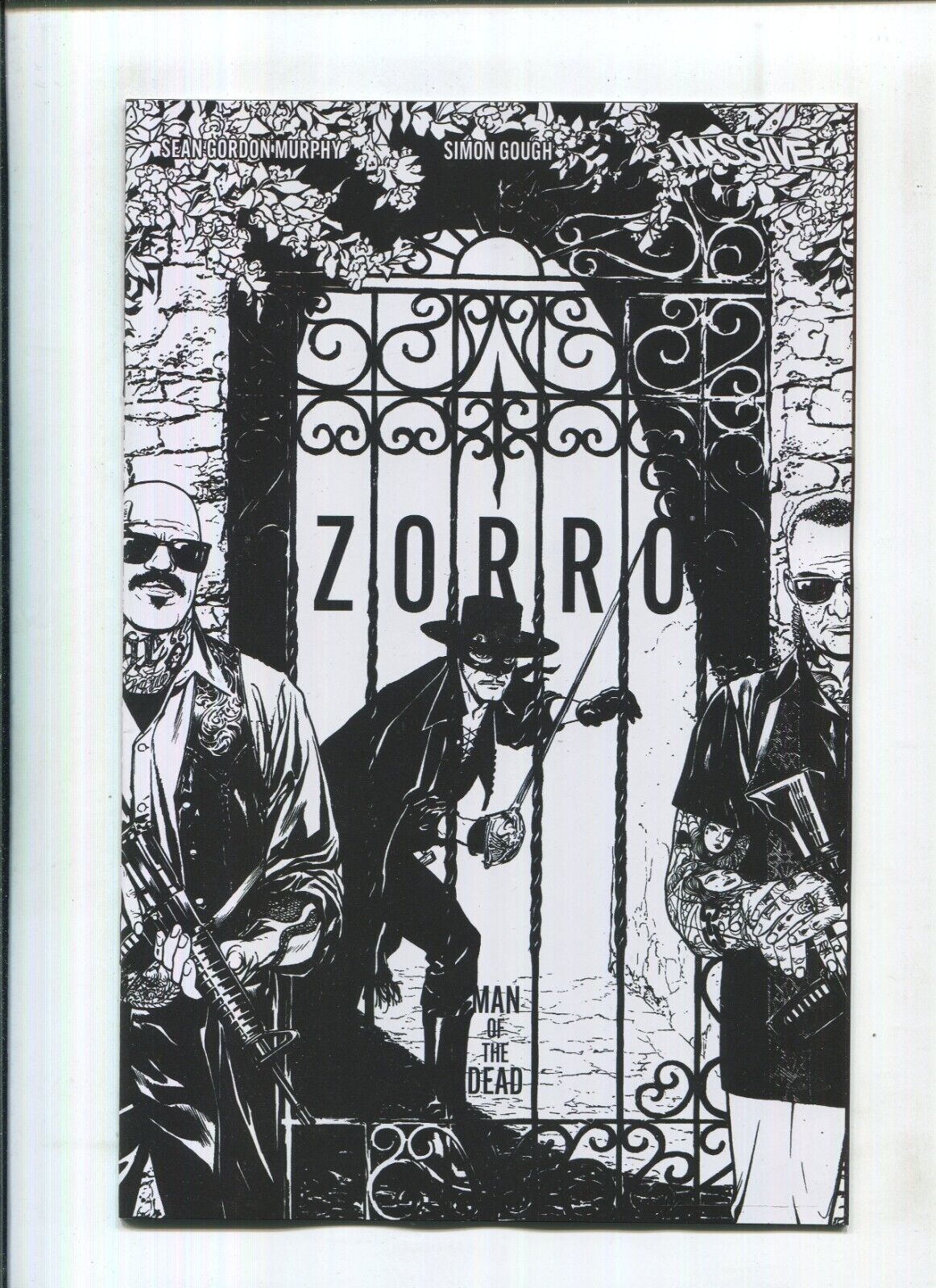 ZORRO MAN OF THE DEAD #3 - RYAN SOOK RATIO VARIANT COVER - MASSIVE/2024 - 1/10