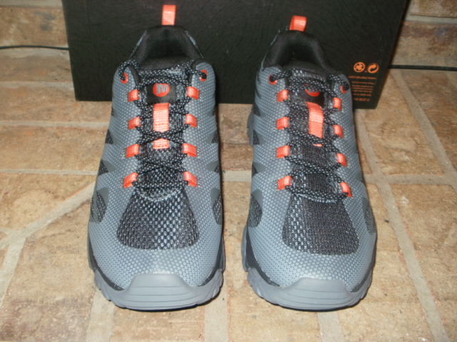SCARPA DA TRAIL RUNNING MERRELL MOAB EDGE 2 J706113 MONUMENTO GRIGIO LARGO O MED RP $105