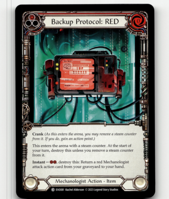 その他 Backup Protocol: RED fab Backup Protocol: RED | Flesh and Blood FAB Cards