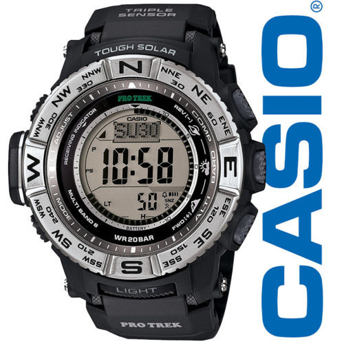 Brand In Box Casio Protrek Tough Solar Triple Sensor Atomic Watch Prw3500-1