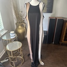 Fashion Nova Women’s Black Multiple Color Bodycon Maxi Dress Size 2xl