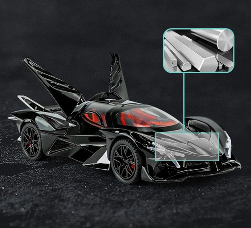 1:24 Apollo Project EVO Model Super Sport Racing Car Diecast Toy Vehicle Light - Bild 13 von 27