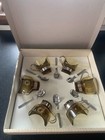 Coffret Service à café vintage, lot de 6 tasses, fabriqué en Italie, année 70