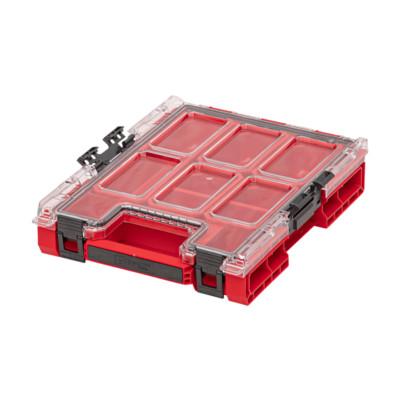Organizer M 2.0 RED Werkzeugkasten QBRICK 6618 Kleinteilemagazin Sortierkasten