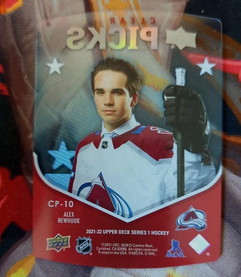 2021-22 Upper Deck Series 1 Alex Newhook Clear Picks - Image 2 of 2